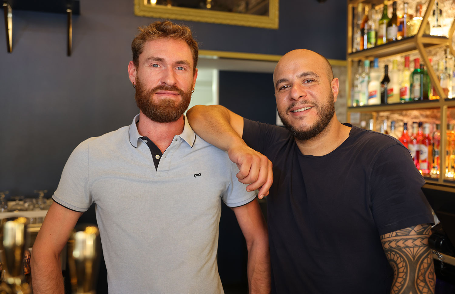 Anthony et Lotfi les directeurs du Lobenbar à Lyon.
